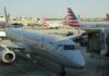 American Airline planes at an airport