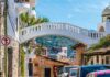 pedestrian bridge in Puerto Vallarta