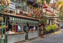 A street in Puerto Vallarta's Zona Romantica