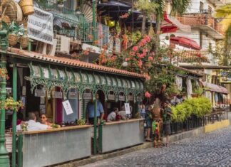A street in Puerto Vallarta's Zona Romantica
