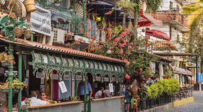 A street in Puerto Vallarta's Zona Romantica