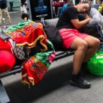 passengers waiting at airport