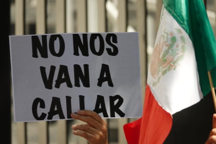freedom of expression placard