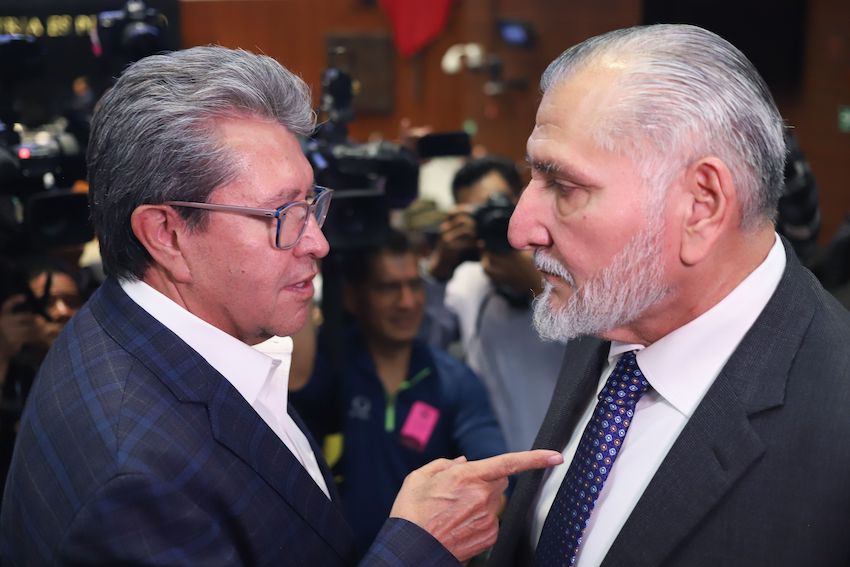 Adán López and Ricardo Monreal