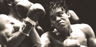 Ruben Olivarés boxing