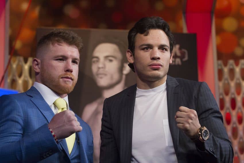 Saúl "El Canelo" Álvarez and Julio César Chávez Jr.,