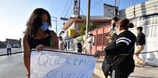 water protest in Mexico