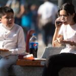 children drinking soda in Mexico