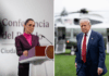 Mexican President Claudia Sheinbaum and US President Trump