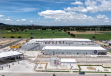 Aerial shot of QR04, an OData center in San Miguel de Allende