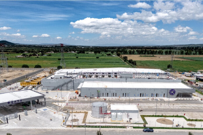 Aerial shot of QR04, an OData center in San Miguel de Allende