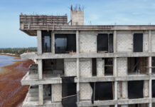 unfinished building