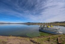 Villa Victoria dam reservoir