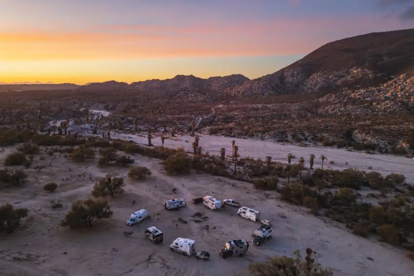 RVs in Baja