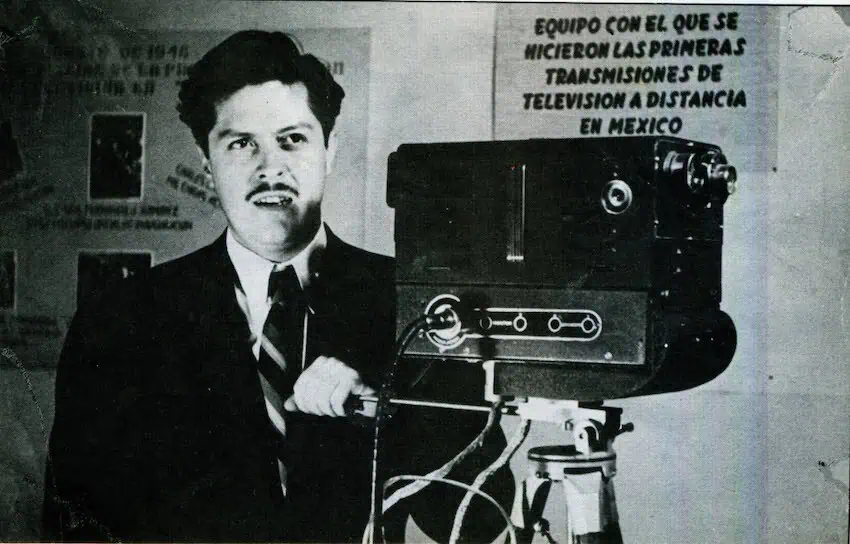 Guillermo Camarena with a camera