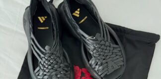 a pair of sandals