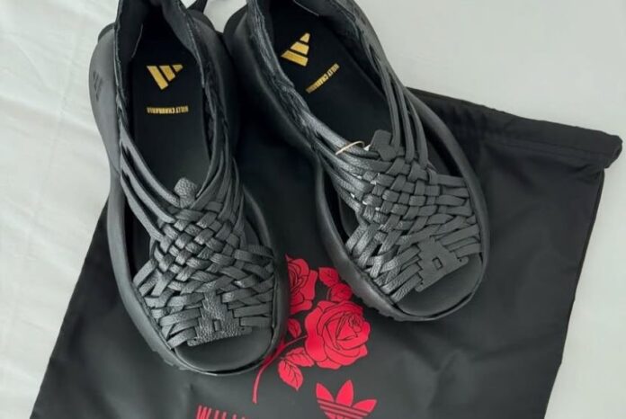 a pair of sandals