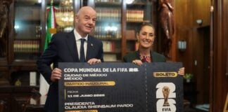 FIFA president and Mexican President