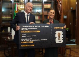 FIFA president and Mexican President