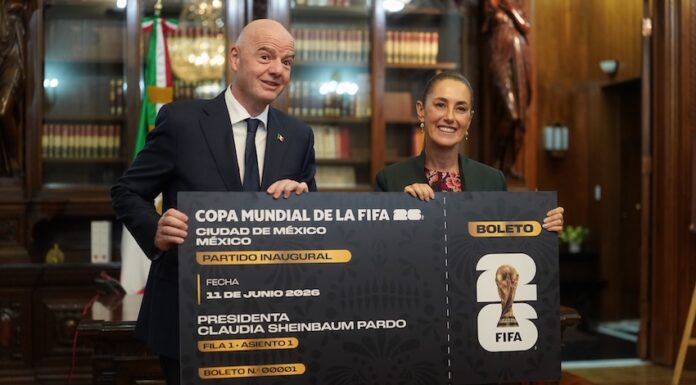 FIFA president and Mexican President