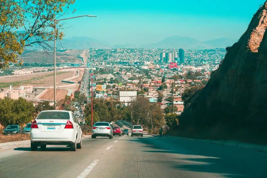 Traffic in Tijuana