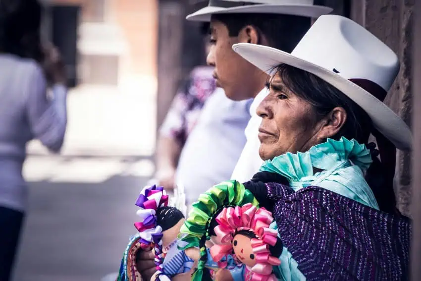 Indigenous woman in Querétaro.