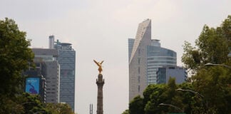 The Angel of Independence on Reforma Avenue in Mexico City