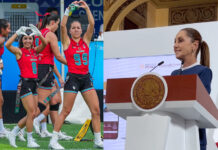 Sheinbaum congratulates Mexico's women flag football players