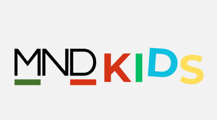 A banner reading MND kids