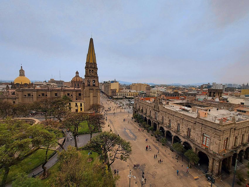 The Guadalajara cathedral