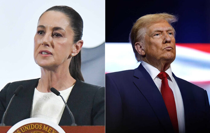 Sheinbaum and Trump