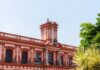 Colonial style govt building in Colima