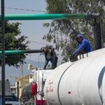 A water truck in Mexico