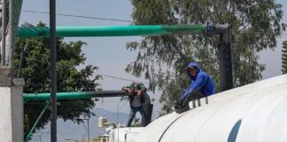 A water truck in Mexico