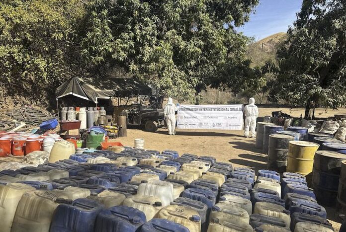 sacks of drugs