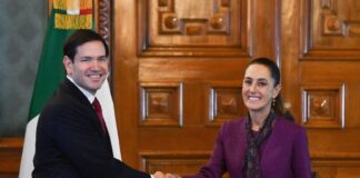 Sheinbaum and Rubio