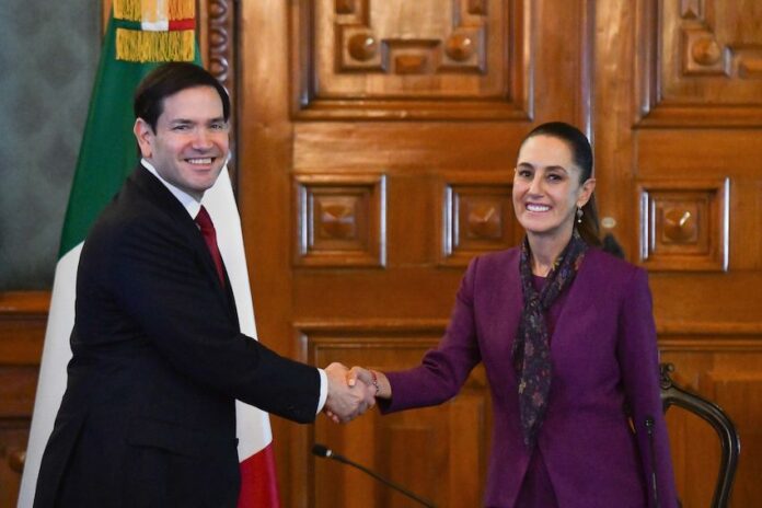 Sheinbaum and Rubio