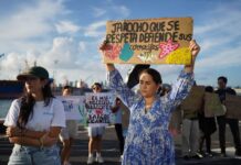 gulf of mexico protest against Veracruz port construction