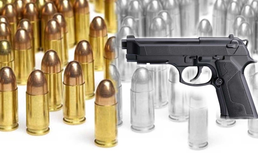 Handgun and bullets