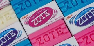 Bars of Jabón Zote soap