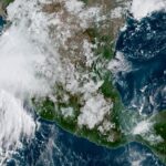 Tropical Storm Lorena's path
