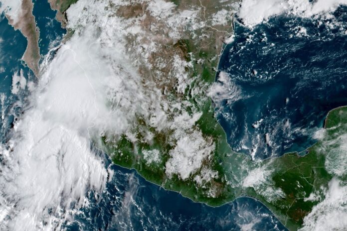 Tropical Storm Lorena's path