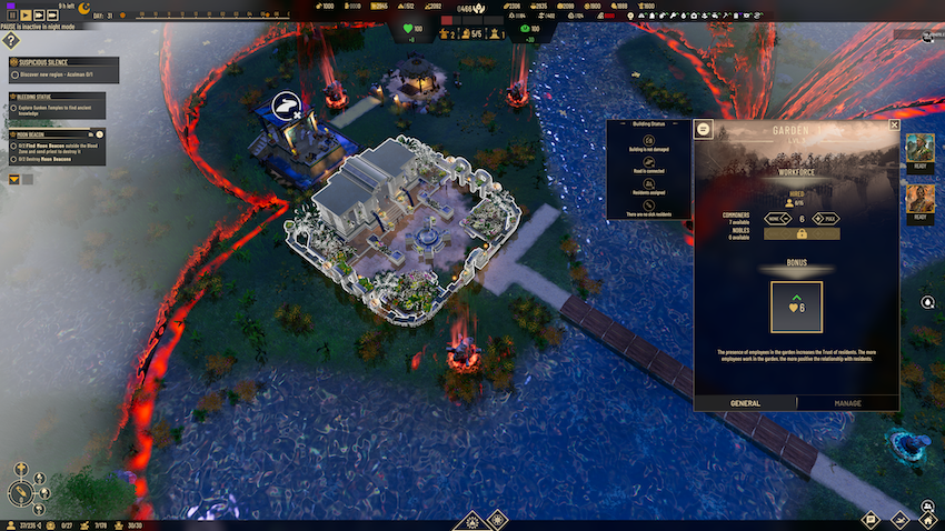 A screenshot of Tenochtitlán in Aztecs: The Last Sun