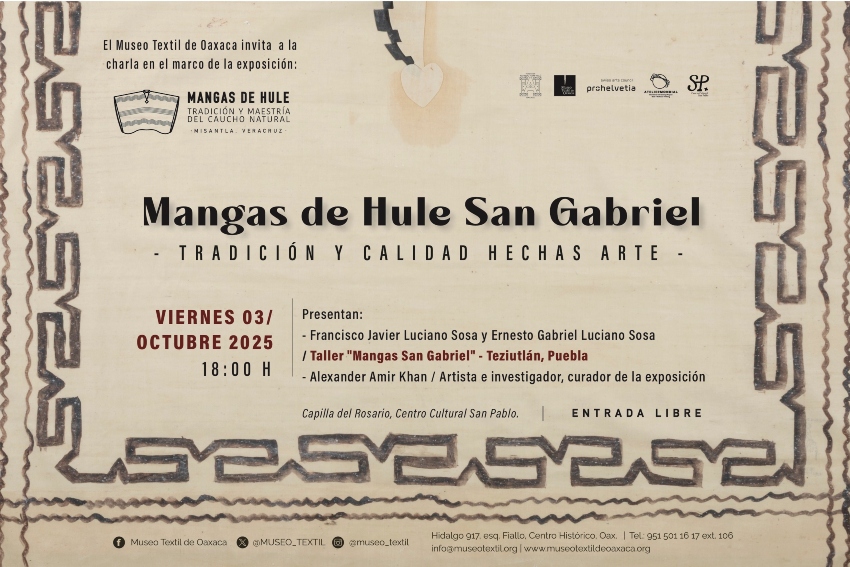 Rubber exhibition in Oaxaca