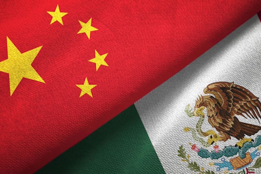 mex and China flags