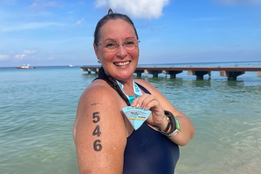 After Oceanman race day in Cozumel