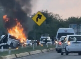 crash in Yucatán