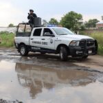 security truck in Michoacán