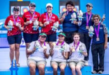 Mexico at the top of the podium at the 2025 World Archery Championship