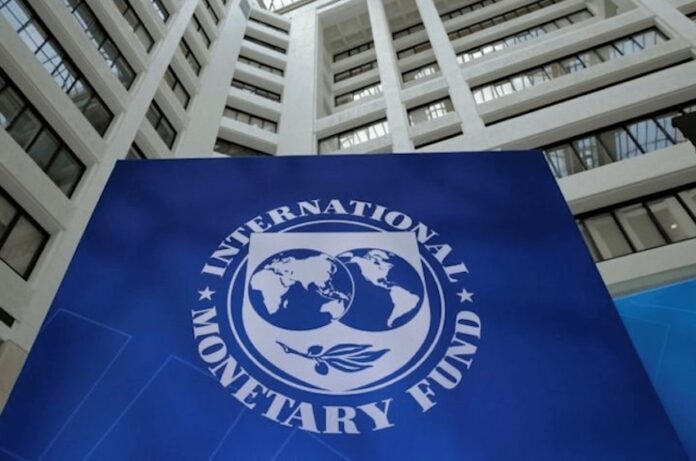 IMF logo on building